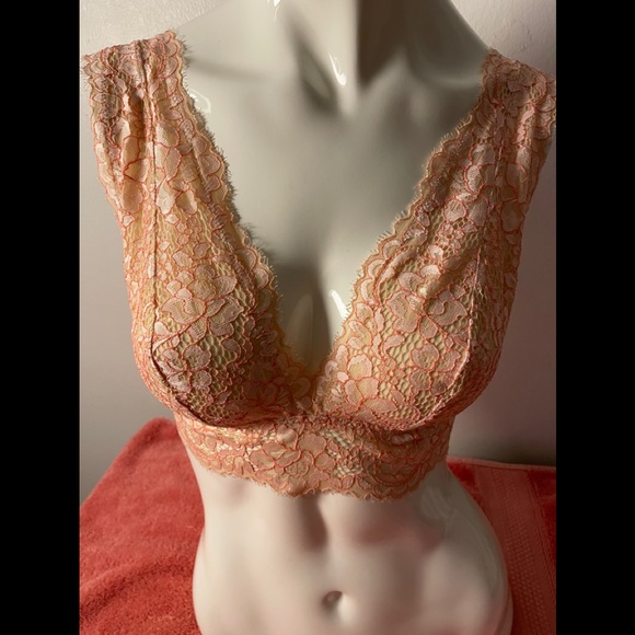 Cosabella Pret Porter Bralette Pink FREE SHIPPING - Picture 3 of 7
